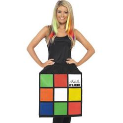 Volwassenenkostuum Rubiks Kubus 3D, maat S