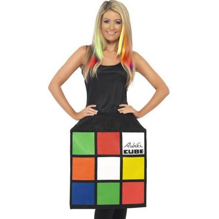 Volwassenenkostuum Rubiks Kubus 3D, maat S
