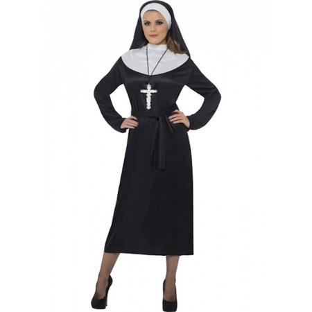 Voordelig nonnen pak voor dames 36-38 (s)