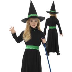 Wicked Witch kostuum voor meisje maat 128/140  - Heksenjurk - Verkleedkleding heks