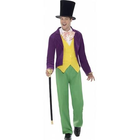 Willy Wonka kostuum voor heren 52-54 (l) - carnavalskleding / verkleedkleding