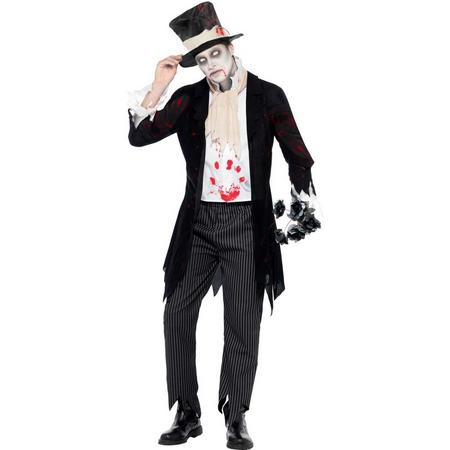 Zombie Bruidegom Halloween  kostuum voor heren - Verkleedkleding - Medium (50/52)