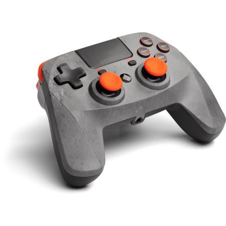 Snakebyte Wireless Bluetooth Gamepad-Controller 4 S -PS4 -grijs/Oranje