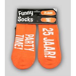 Sokken - Funny socks - 25 jaar! Party time!