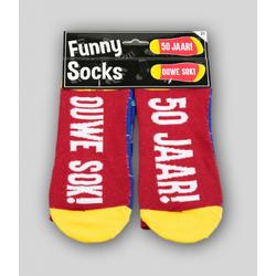 Sokken - Funny socks - 50 jaar! Ouwe sok!