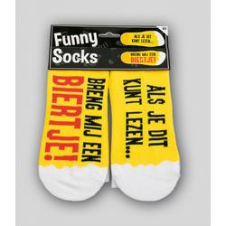 Sokken - Funny socks - Als je dit kunt lezen breng mij een biertje