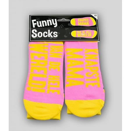 Sokken - Funny socks - Knapste Mama van de wereld!