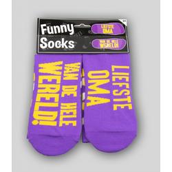 Sokken - Funny socks - Liefste Oma van de wereld!
