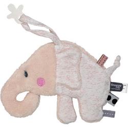 Snoozebaby knuffelolifantje Elly Elephant - met labeltjes - Orchid Blush roze
