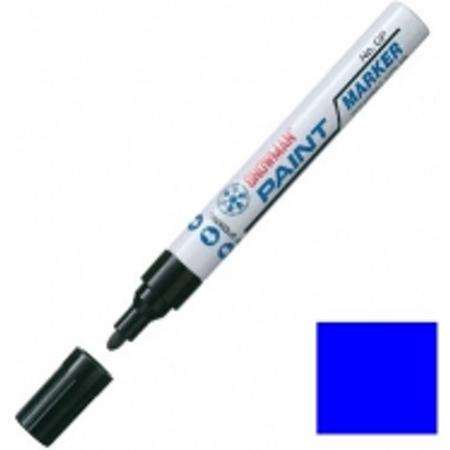 Snowman CP - paint marker - blauw
