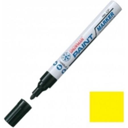 Snowman CP - paint marker - geel
