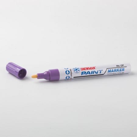 Snowman CP - paint marker - paars