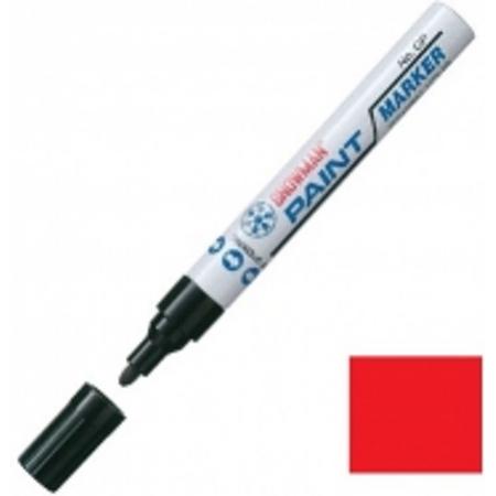Snowman CP - paint marker - rood