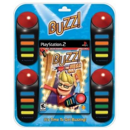Buzz The Mega Quiz & 4 Buzzers