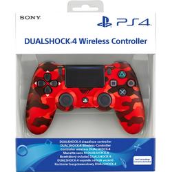 PS4, Wireless Dualshock 4   V2 - Red Camouflage