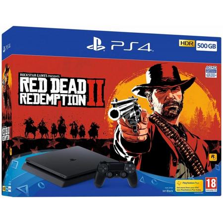 Playstation 4 Console - 500GB (Red Dead Redemption 2) (UK) /PS4