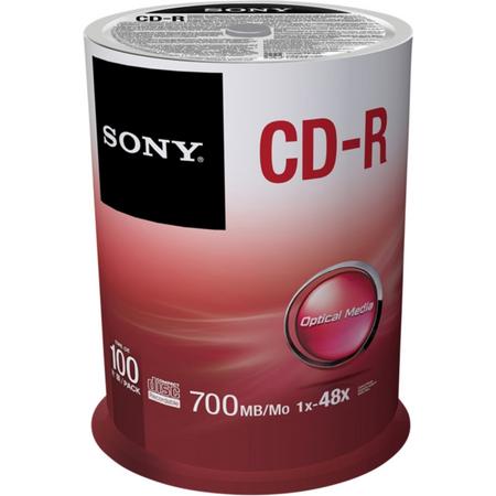 Sony 100 x CD-Rs 700 MB 700MB