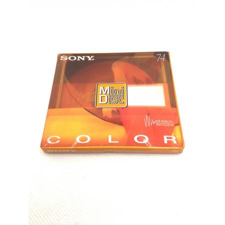 Sony 74 Min Recordable MD Minidisc Color Collection Shock ( Orange )