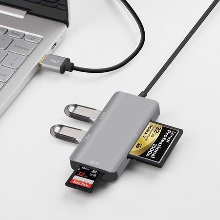 Sounix 5in1- USB 3.0 card reader-USB multifuntionele kaart lezer-SD/TF/CF