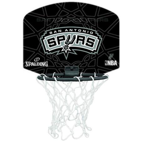 Spalding Basketbal Miniboard San Antonio Spurs Zwart/Grijs