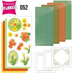 Sparkles Set 52 - Jeanines Art - Orange Flowers Dot & Do SPDO052