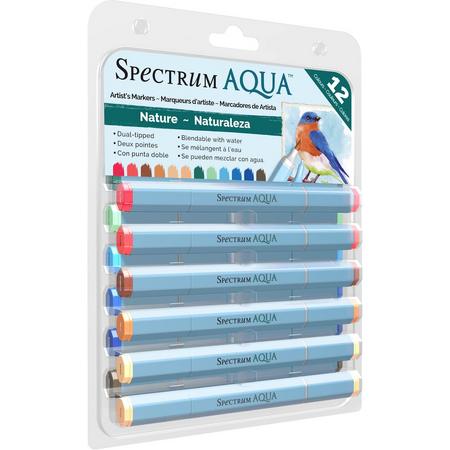 Spectrum Aqua Markers - Natuur 12stuks