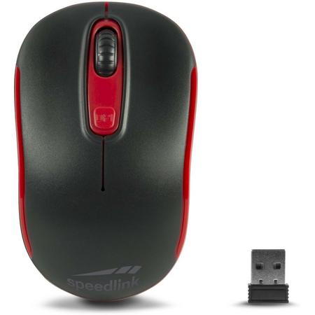 Speedlink CEPTICA - Draadloze USB muis - Zwart / Rood