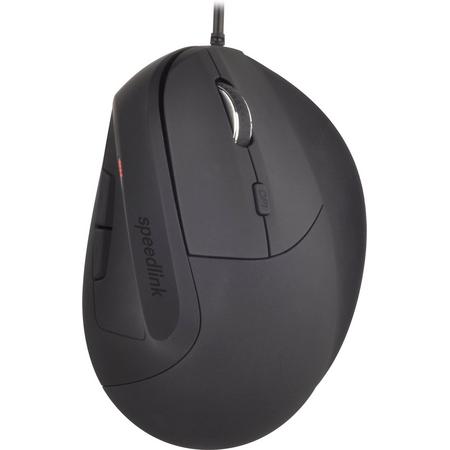 Speedlink DESCANO - Ergonomic Vertical USB Mouse - Zwart