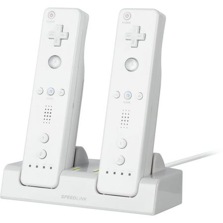 Speedlink Jazz USB Oplader - voor Wii U-Wii, Wit