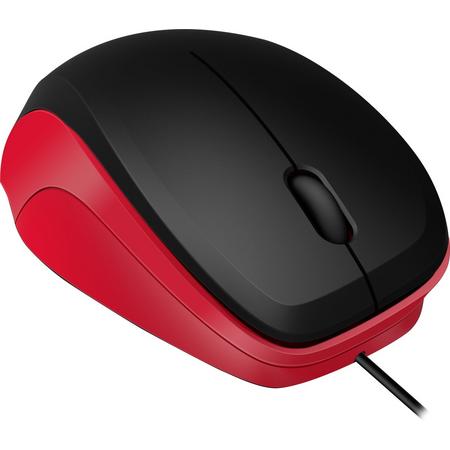 Speedlink LEDGY Silent USB Mouse - Zwart / Rood