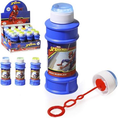 3x Spiderman bellenblaas flesjes met spelletje 175 ml voor kinderen - Uitdeelspeelgoed - Grabbelton speelgoed