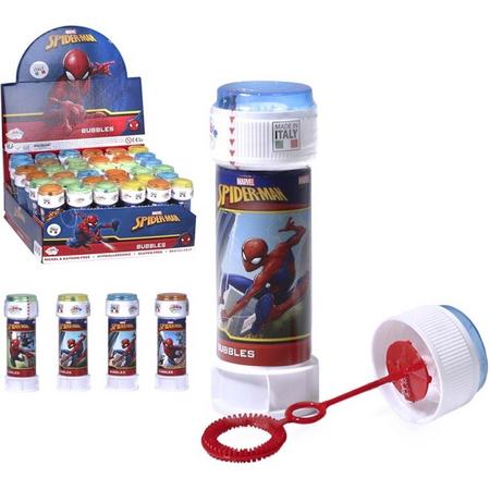 3x Spiderman bellenblaas flesjes met spelletje 60 ml voor kinderen - Uitdeelspeelgoed - Grabbelton speelgoed