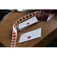 Kerst Sluitstickers - Voor cadeau / enveloppen / pakketten - 50 stuks - 3 cm doorsnee