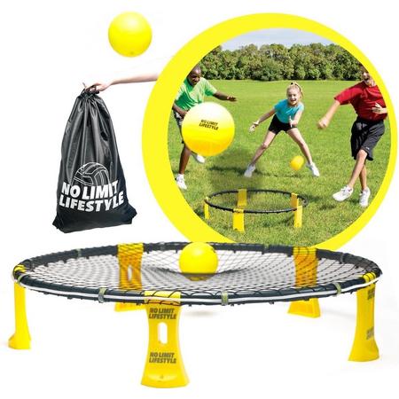 Spikeball Fireball - Limited Edition - LED-verlichting - Balspel - Spellen voor Volwassenen - Speelgoed Kinderen - Buitenspeelgoed