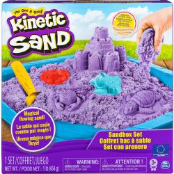Kinetic Sand - Zandbakspeelset met 454 g speelzand - stijlen kunnen variëren