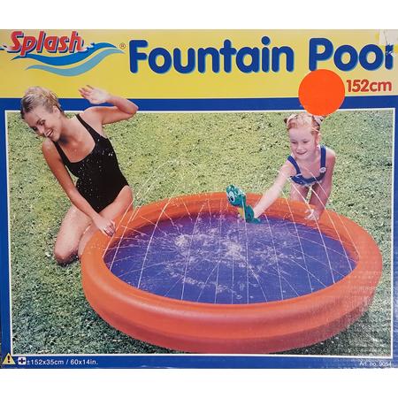 Splash Fontein Zwembad - Opblaasbaar zwembad - 152 cm
