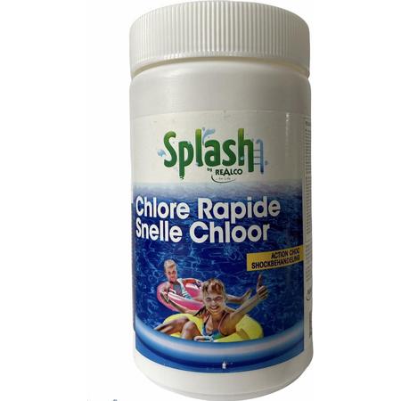 Splash snelle chloor 1 kg shock (85,5% actief chloor)
