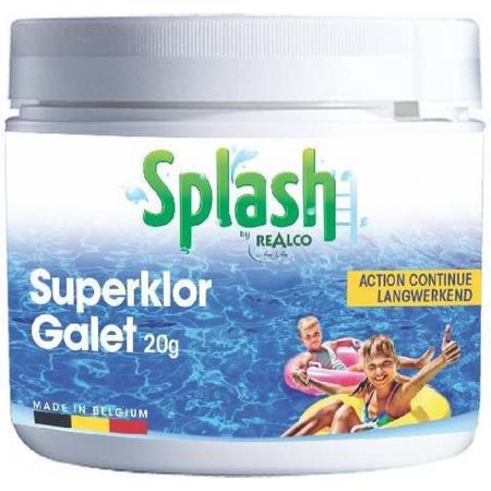Splash super chloor zwembad reiniging speciaal voor België