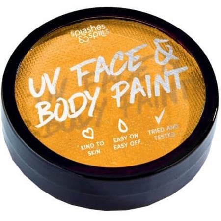 Splashes & Spills 18g UV Face & Body Cake Paint - Orange