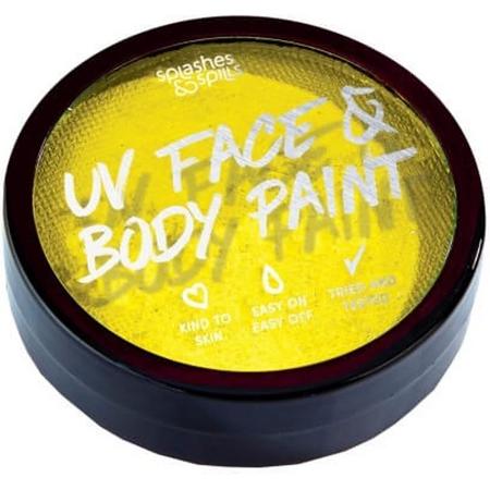 Splashes & Spills 18g UV Face & Body Cake Paint - Yellow