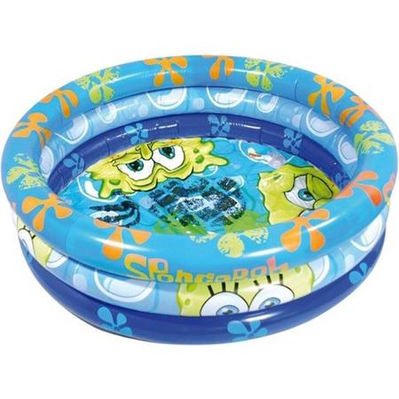 Opblaasbare Zwembad - Rond - Spongebob - 100 cm - Opblaasbaar - Kinderbad - Tuin - Zomer