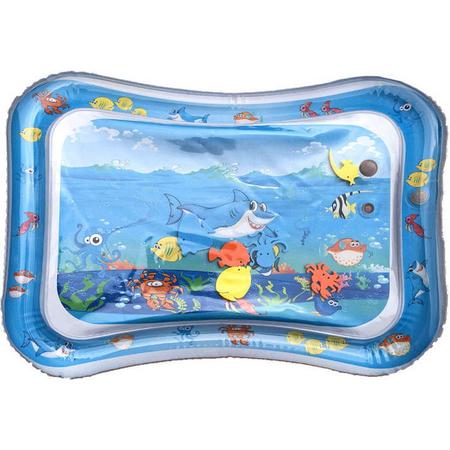 Spoused Waterspeelmat Haai - Babygym - Opblaasbare watermat - Speelmat