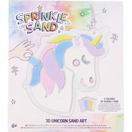 Knutselen voor kinderen - Sprinkle sand - Zandkunst maken - Eenhoorn / unicorn