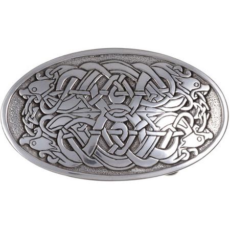 Serpent oval buckle