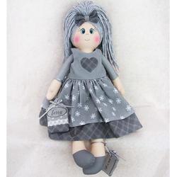 Bamboliamo Doll Terry - diy pakket - Grijs - pop - naaien - Stafil - diy