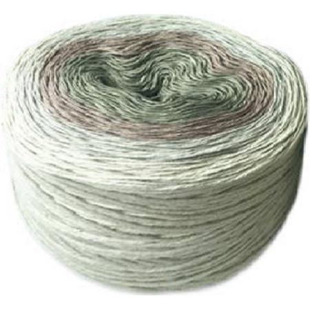 Stafil Magic Dream Yarn-creme-bruin-groen-zand-850mtr-haken-wol-breien-handwerk