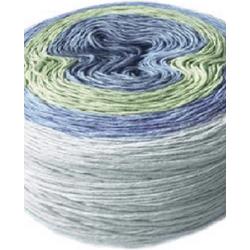 Stafil Magic Dream Yarn-groen-licht blauw-medium blauw-lila-850mtr-haken-wol-breien-handwerk