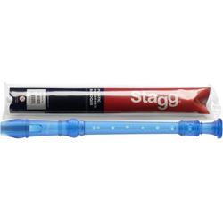 Stagg blokfluit kunststof blauw (Barok)