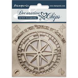 Stamperia Decorative Chips Compass (SCB29)