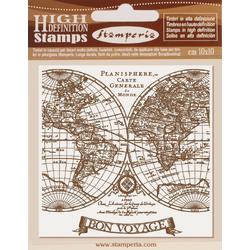 Stamperia Natural Rubber Stamp Voyages Fantastiques (WTKCC154)